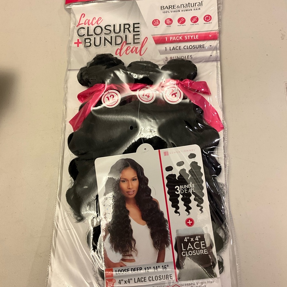 Lace closure bundle deal